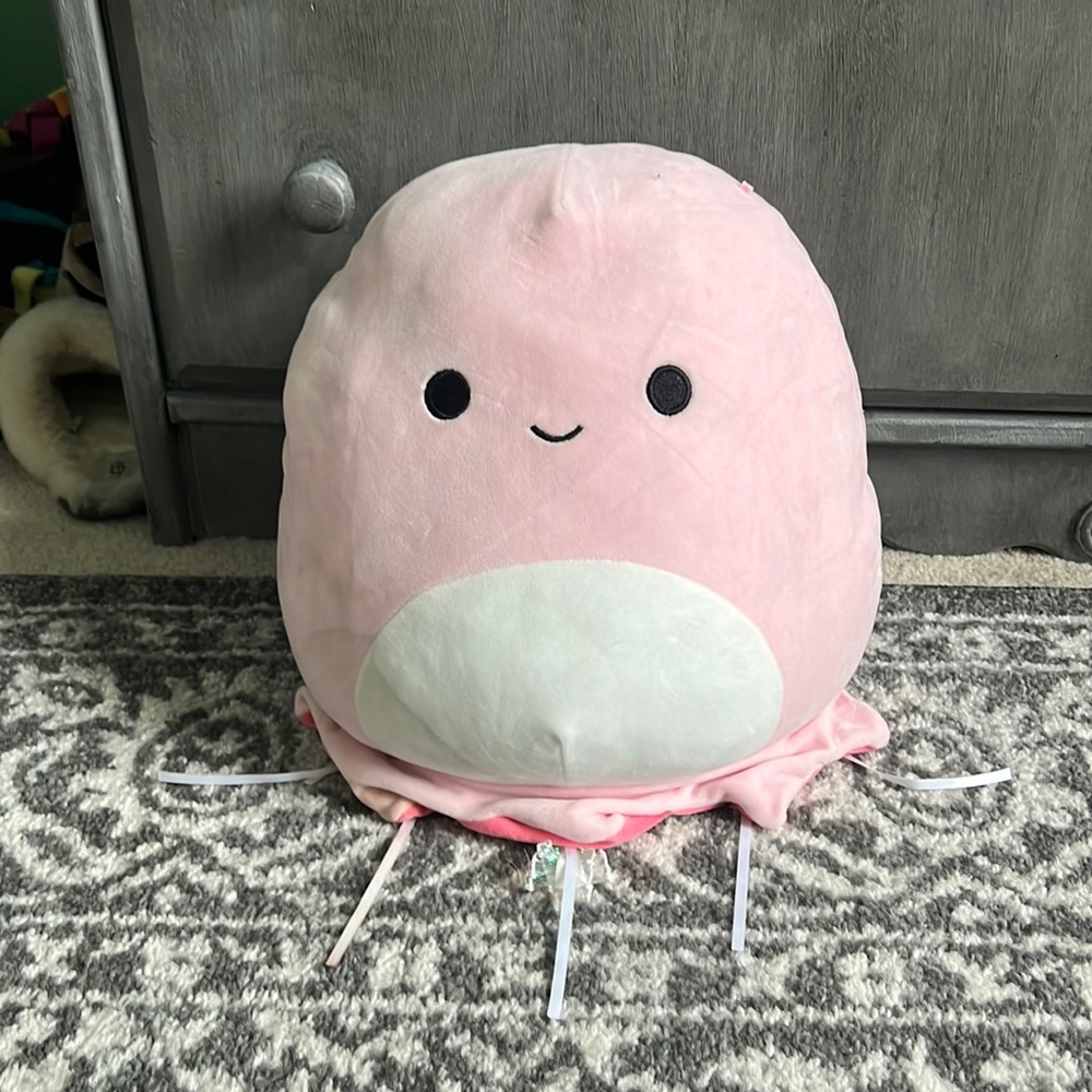 12 inch pink jellyfish squishmallow